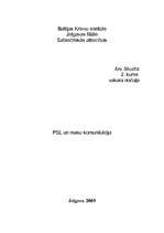 Konspekts 'Plašsaziņas līdzekļu komunikācija', 1.