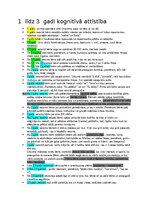 Konspekts 'Pirmsskolas bērnu attīstība', 1.