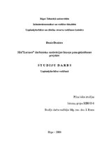 Referāts 'SIA "Larmos" darbinieku motivācijas līmeņa paaugstināšanas projekts', 1.