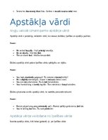 Konspekts 'Angļu valodas gramatika', 12.