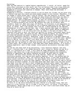 Eseja 'Psychology and Me', 1.