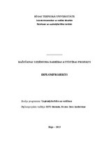 Diplomdarbs 'Ražošanas uzņēmuma darbības attīstības projekts', 1.