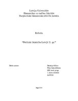Referāts 'Politiskā līdzdalība Latvijā 21.gadsimtā', 1.