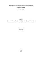 Eseja 'Pedagoģiskie principi Latvijas izglītībā - teorija un prakse', 1.