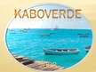 Prezentācija 'Kaboverde', 1.