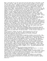 Eseja 'Multicultural Education, Piecing Together the Puzzle', 1.