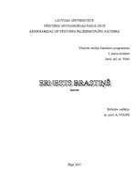 Referāts 'Ernests Brastiņš', 1.