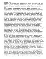 Eseja 'The Human Brain', 1.