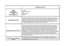 Eseja 'Reader's Diary
John Green 
The Fault in Our Stars', 1.