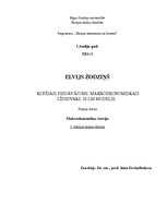 Paraugs 'Kopējais piedāvājums. Makroekonomiskais līdzsvars', 1.