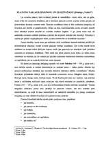 Referāts 'Platons', 1.