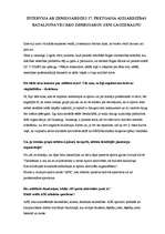 Konspekts 'Intervija', 1.