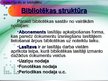 Prezentācija 'Bibliotēkzinātne: iepazīšanās ar bibliotēku, grāmatu struktūra un periodiskie iz', 6.