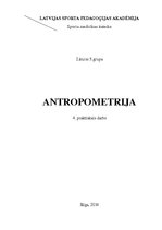 Konspekts 'Antropometrija', 1.