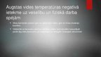 Referāts 'Augstas temperatūras vides negatīvā ietekme uz veselību un fiziskā darba spējām.', 15.