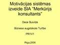 Prezentācija 'Motivācijas sistēmas izveide SIA "Merkūrijs konsultants"', 1.