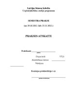Prakses atskaite 'Prakses atskaite uzņēmumā "Rīgas satiksme"', 1.