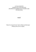 Referāts 'Baker, Seawright - Britain for and against Europe', 1.