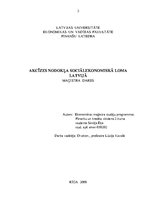 Diplomdarbs 'Akcīzes nodokļa sociālekonomiskā nozīme Latvijā', 2.