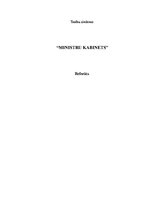 Referāts 'Ministru kabinets', 1.