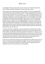 Eseja 'Road Culture', 1.