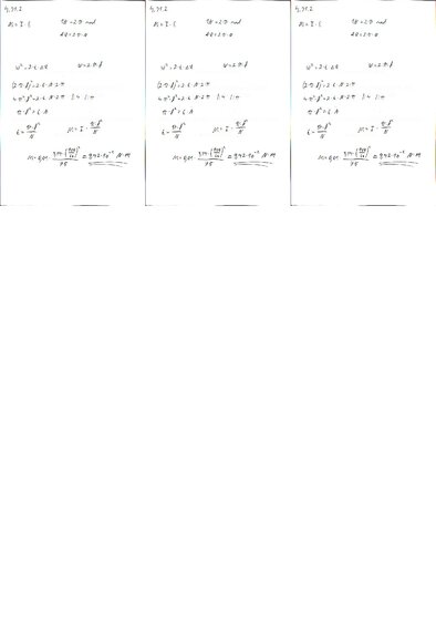 Konspekts 'Fizikas uzdevumu risinājumu apkopojums. Rotācijas kustības dinamika.', 39.