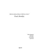 Konspekts 'Pauls Stradiņš', 1.