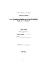 Referāts 'Atēnu Demokrātijas un Romas Republikas kopīgais un atšķirīgais', 1.