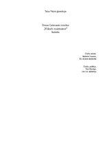 Referāts 'Ilonas Leimanes romāns "Vilkaču mantiniece"', 1.