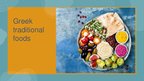 Prezentācija 'Greek traditional foods', 1.