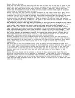 Eseja 'Senior Citizen Driving', 1.