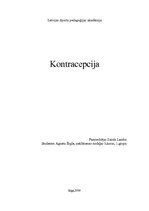 Referāts 'Kontracepcija', 1.