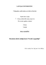 Prakses atskaite 'Ievads logopēdijā', 1.