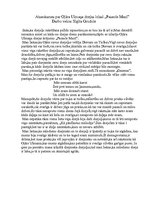 Eseja 'Atsauksme par Ojāra Ulmaņa dzejas izlasi', 1.