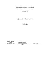 Konspekts 'Loģistikas ekonomika un tirgzinības', 1.