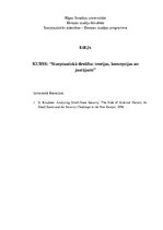 Eseja 'Mazu valstu drošības problēmas', 1.