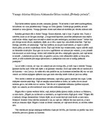 Eseja 'Vanagu dzimtas tēlojums Aleksandra Grīna romānā "Dvēseļu putenis"', 1.