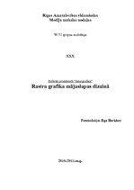 Referāts 'Rastra grafika mājaslapas dizainā', 1.