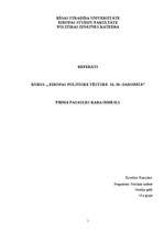 Referāts 'Pirmā pasaules kara iemesli', 1.