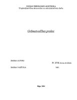 Prakses atskaite 'Практика бухгалтерского учета', 1.