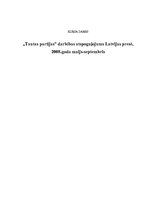 Referāts '"Tautas partijas" darbības atspoguļojums Latvijas presē', 1.