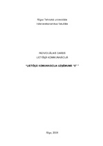 Referāts 'Lietišķā komunikācija uzņēmumā "X"', 1.