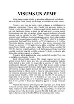 Eseja 'Visums un Zeme', 1.