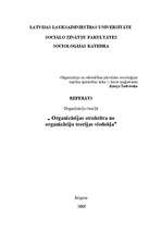 Referāts 'Organizācijas struktūra no organizāciju teorijas viedokļa', 1.