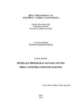 Referāts 'Mūzika kā pirmsskolas jaunākā vecuma bērna attīstības veicinošs faktors', 1.