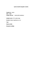 Konspekts 'Sporta stundas konspekts 1.klasei', 1.