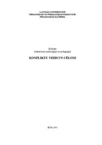 Referāts 'Konfliktu veidi un cēloņi', 1.