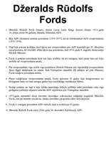 Konspekts 'Desmit ASV prezidenti desmit faktos', 10.