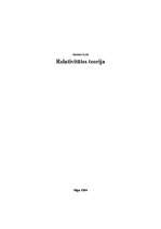 Referāts 'Relativitātes teorija', 1.