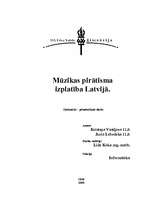 Referāts 'Mūzikas pirātisma izplatība Latvijā', 1.